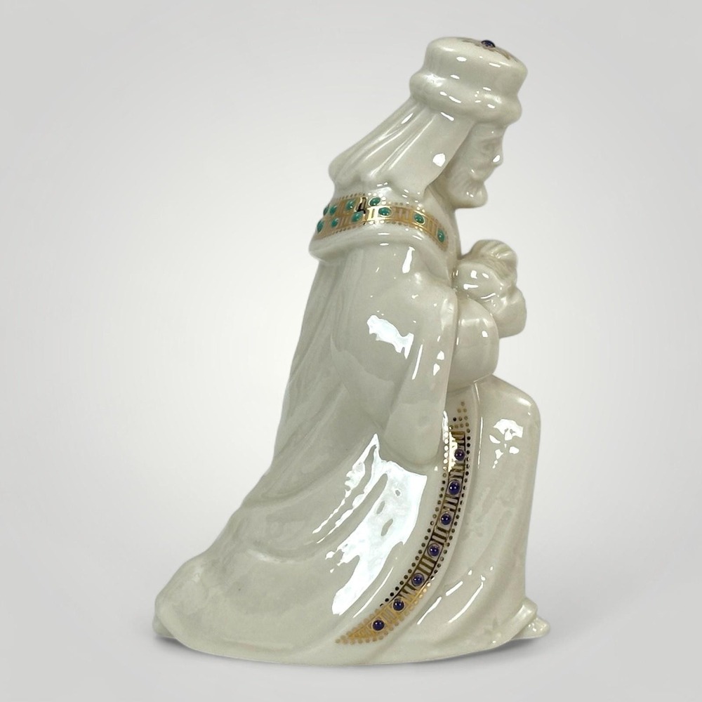 Vintage Lenox China‎ Jewels Nativity Balthazar Figurine Made in USA w/ Box 1999 - Picture 3 of 12